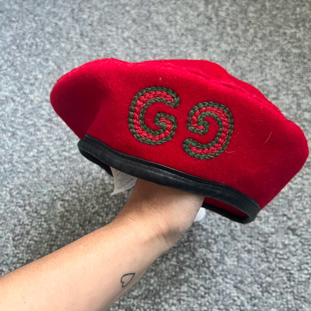 Authentic Gucci Beret purchase from Fashionphile.